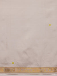 Silk Land Onam Special Floral Printed Kasavu Silk Saree