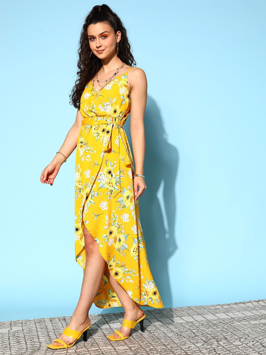 Berrylush Floral Print Maxi Dress