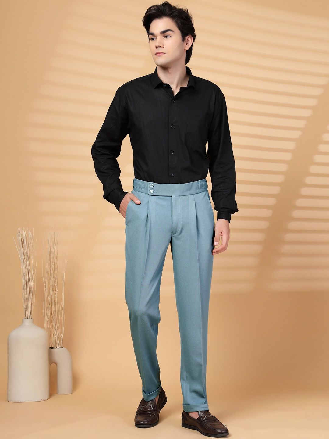 Seluar Formal Formal Lycra Kelabu KLOTTHE Lelaki