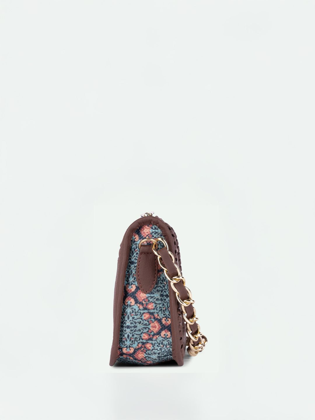ZOUK Kolkata Nouveau Printed Baguette Handheld Bag