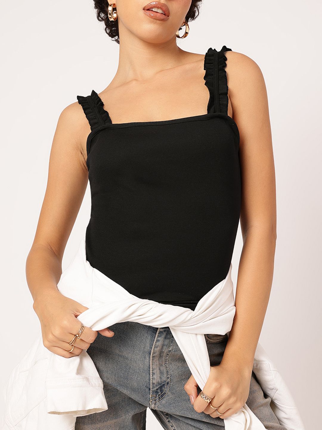 DressBerry Fusion Fits Ribbed Top
