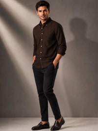 ADRO Men Standard Micro Checks Checked Casual Shirt