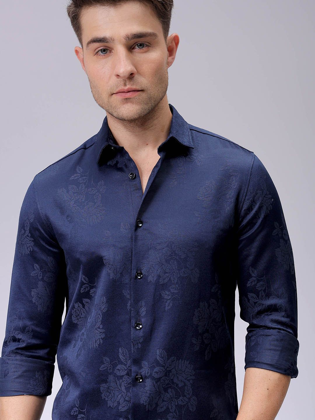 The Indian Garage Co Men Slim Fit Opaque Party Shirt