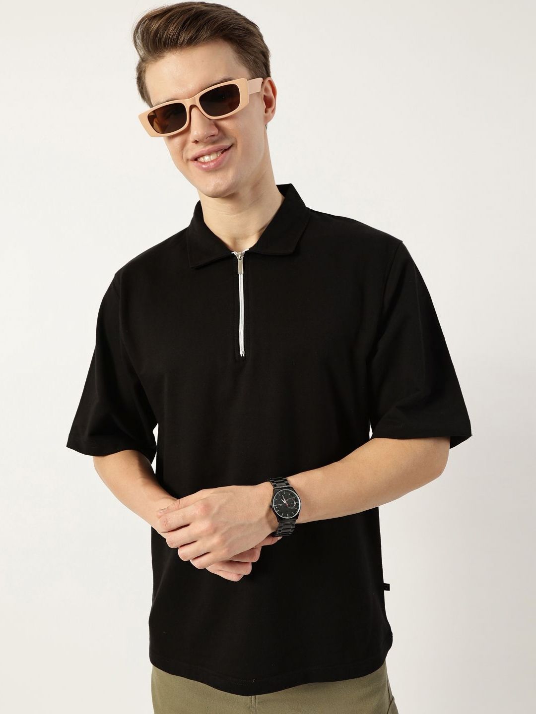 Thomas Scott Men Polo Collar Bio Finish T-shirt