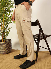 Thomas Scott Men Smart Straight Fit Cotton Trousers