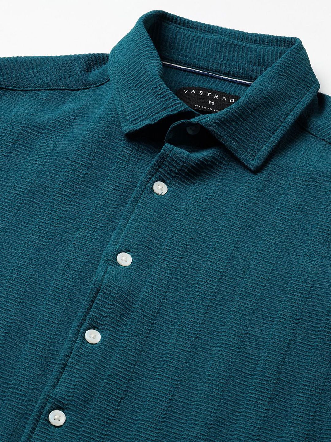 VASTRADO Men Classic Slim Fit Opaque Casual Shirt