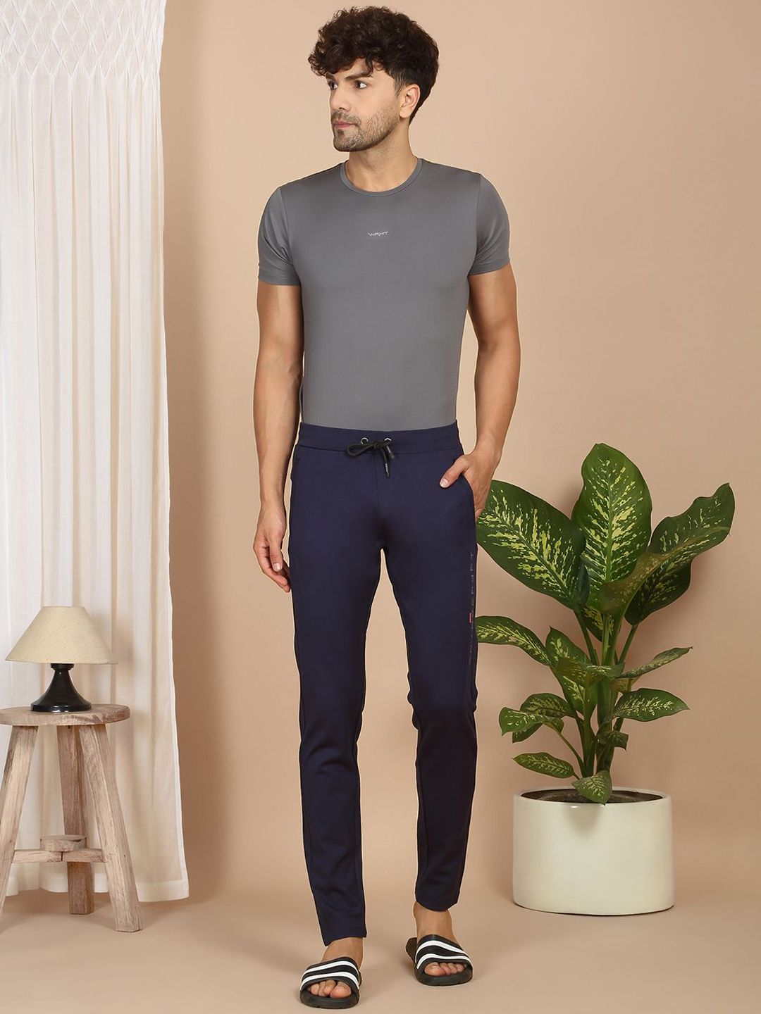 Sweet Dreams Men Mid-Rise Straight Lounge pant