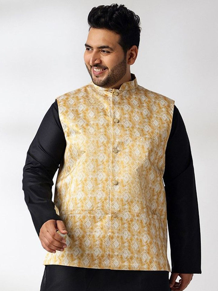 Jaket Nehru Printed Lelaki SOJANYA PLUS