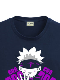 ADRO Men Printed Applique T-shirt