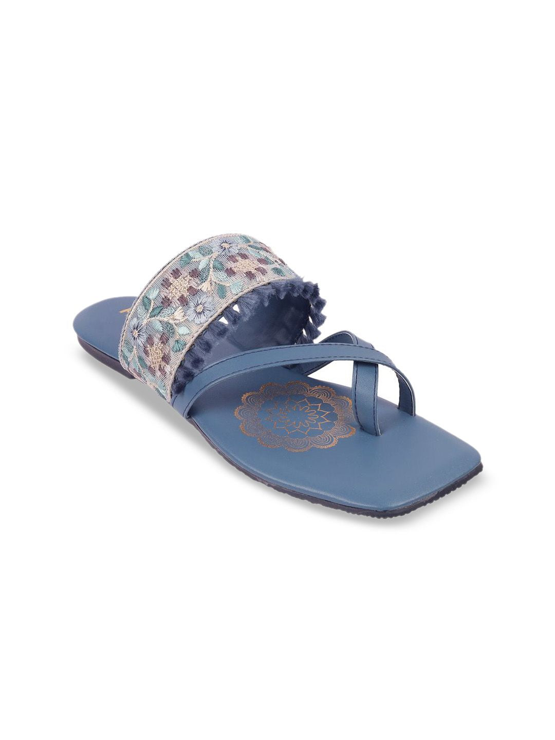 Metro Women Printed One Toe Flats