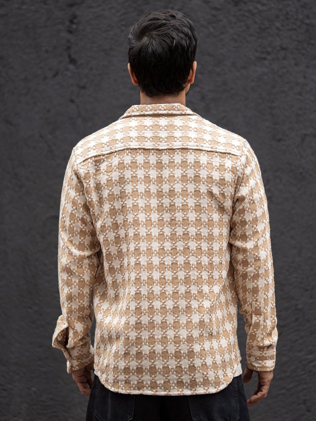 Powerlook Men Opaque Checked Casual Shirt