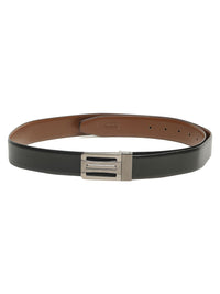 Teakwood Leathers Men Textured Leather Reversible Belt