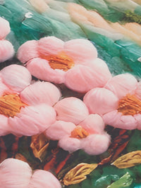Klotthe Floral Printed Dilengkapi 400 TC King Cadar 7D & 2 Sarung Bantal- 2.50 m x 2.25m