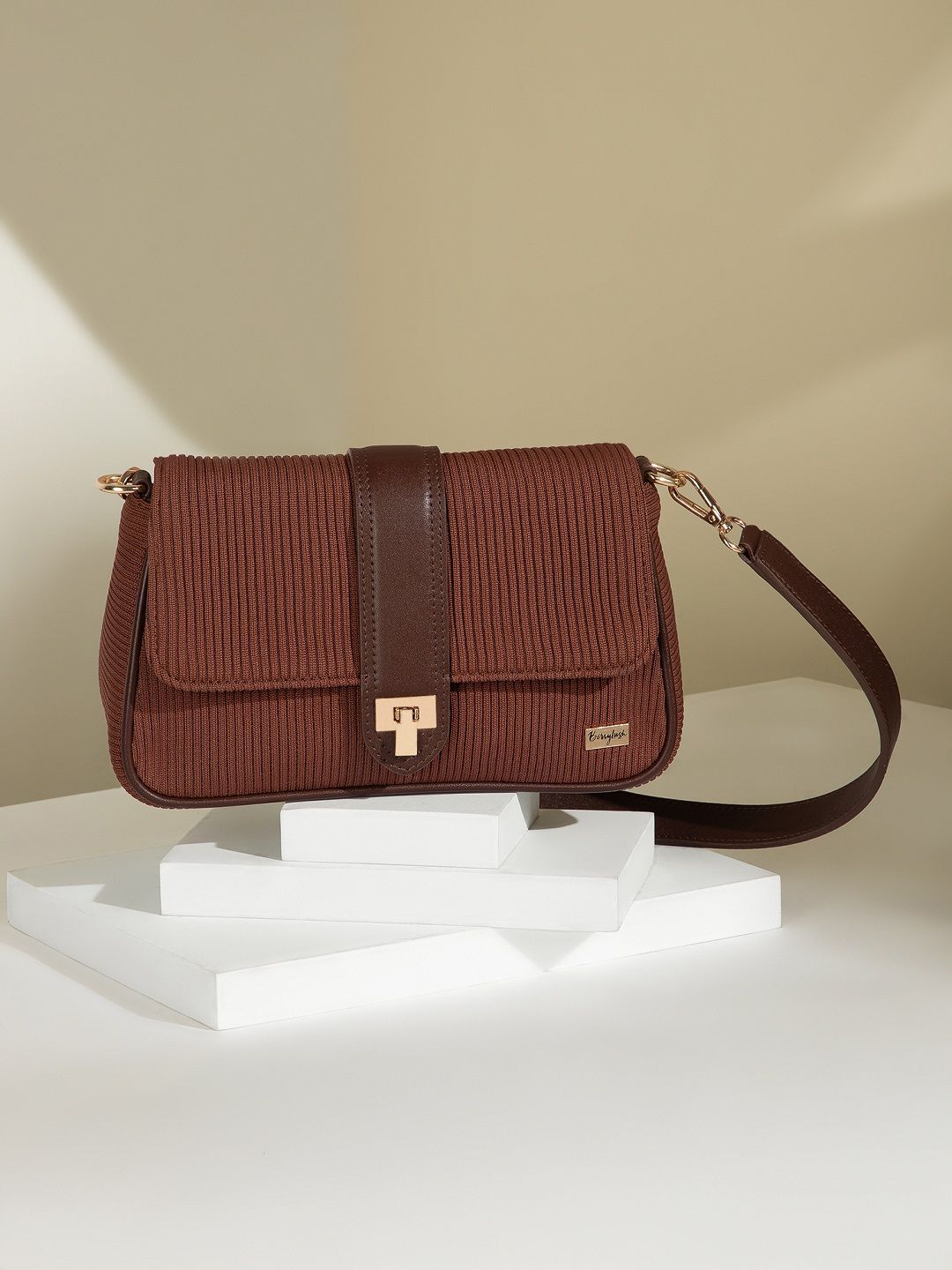 Berrylush Structured Shoulder Bag