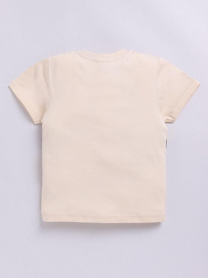 Happy Faces Boys Graphic Printed Pure Cotton T-shirt