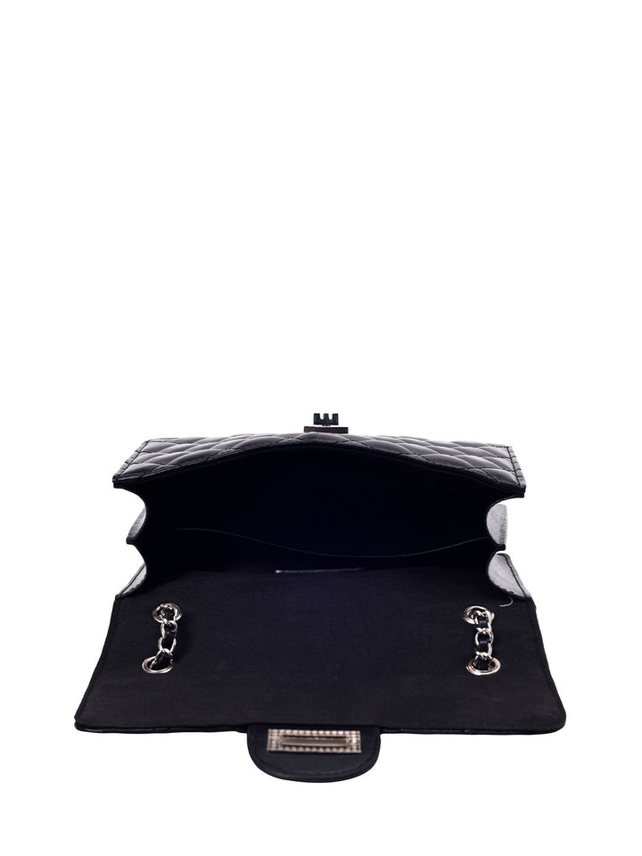 Lino Perros Quilted Structured Shoulder Bag