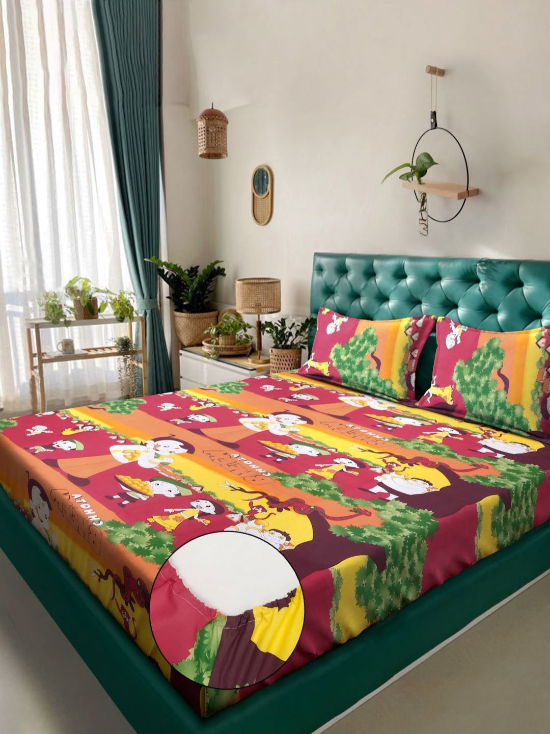 Myntra Elegant Homes Unisex Multi Bedsheets