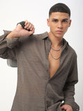 VASTRADO Men Classic Slim Fit Opaque Casual Shirt
