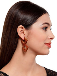 Anouk Gold-Plated Contemporary Drop Earrings