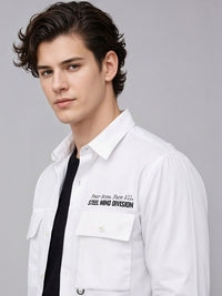 ADRO Classic Printed Cotton Twill Cargo Baju Kasual