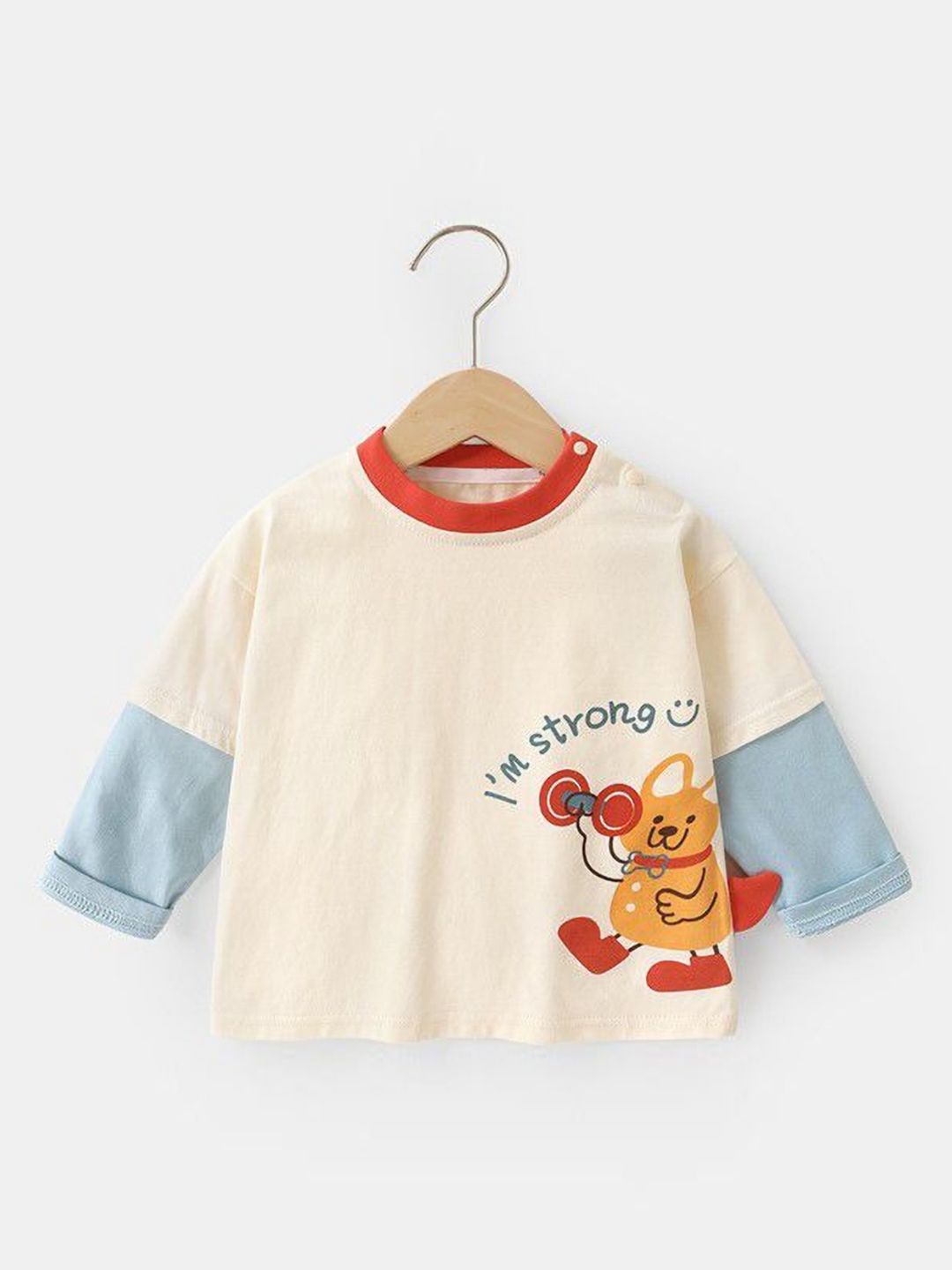 YK Kids Graphic Printed Round Neck Cotton T-shirt