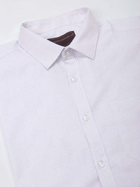 The Indian Garage Co. X Luxe Men Spread Collar Micro Checked Slim Fit Formal Shirt