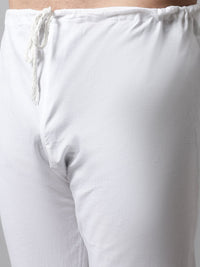 Jompers Men Embroidered Regular Chikankari Pure Cotton Kurta with Pyjamas