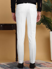 KLOTTHE Men Mid-Rise Slim Fit Formal Trouser