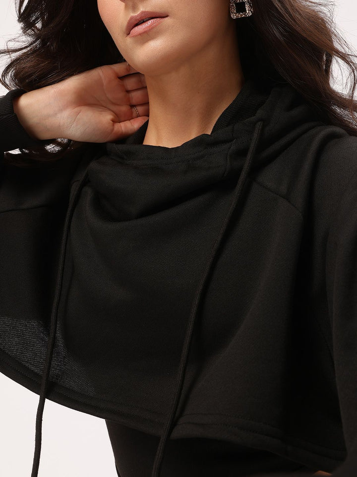 DressBerry Grunge Streetwear Cropped Sweatshirt with Top