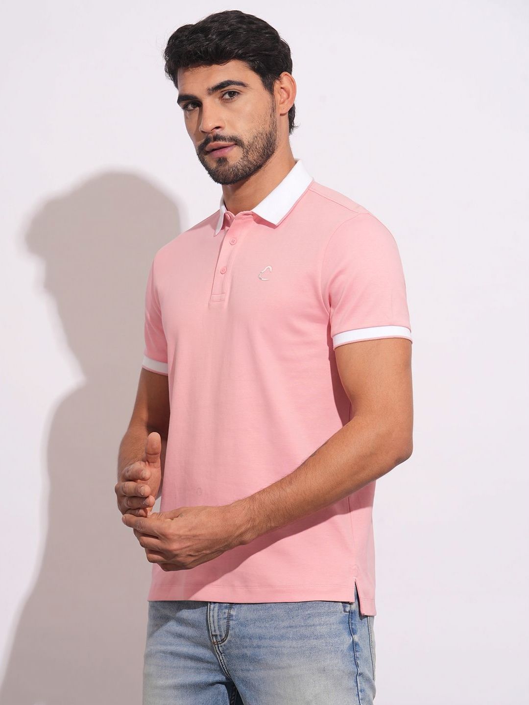 Being Human Men Polo Collar T-shirt