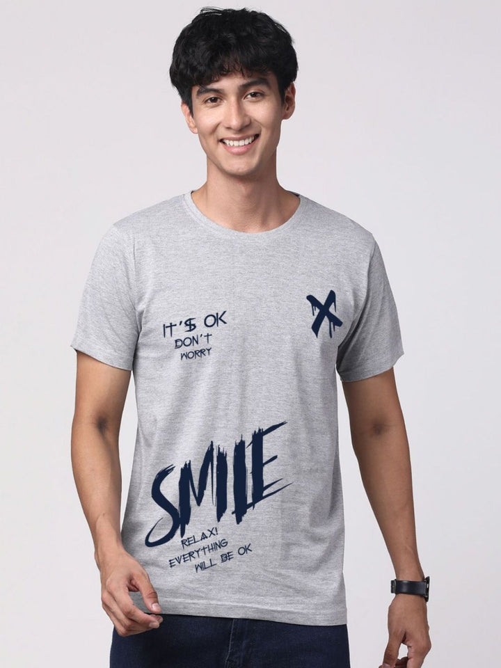 ADRO Men Graphic Printed Round Neck Cotton T-shirt