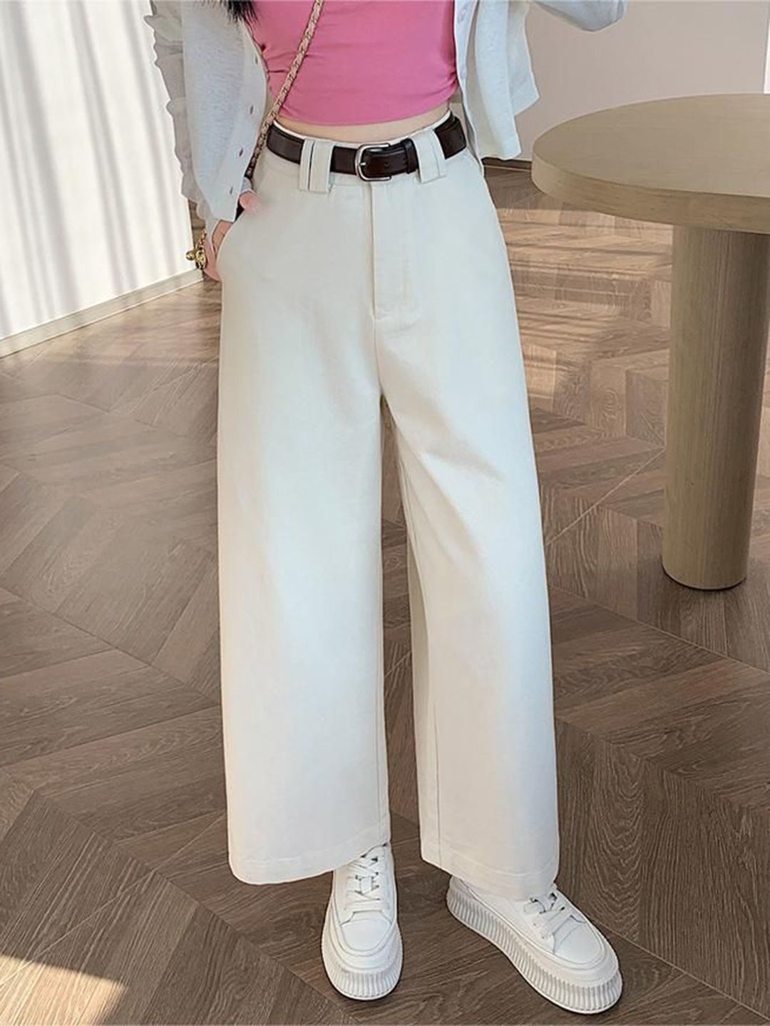all about you Women Loose Fit High-Rise Trousers