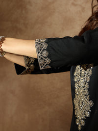 Indo Era Women Ethnic Motifs Embroidered Regular Kurta with Trousers & With Dupatta