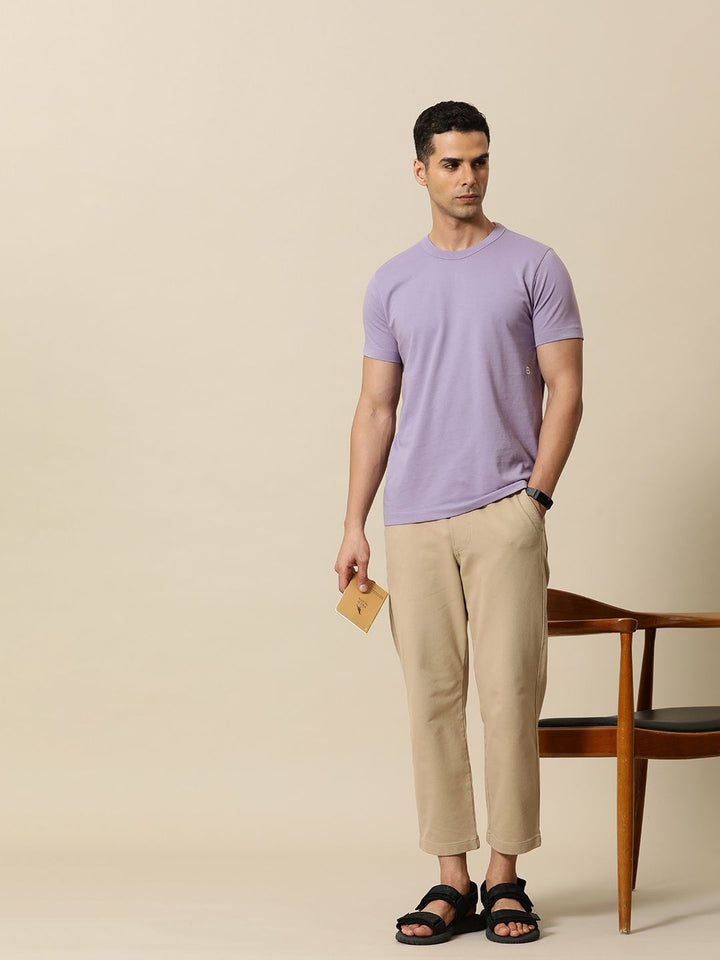 Mr Bowerbird Round Neck Tailored Fit T-shirt With a Notebook