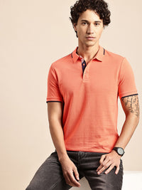 Being Human Polo Collar Pure Cotton T-shirt