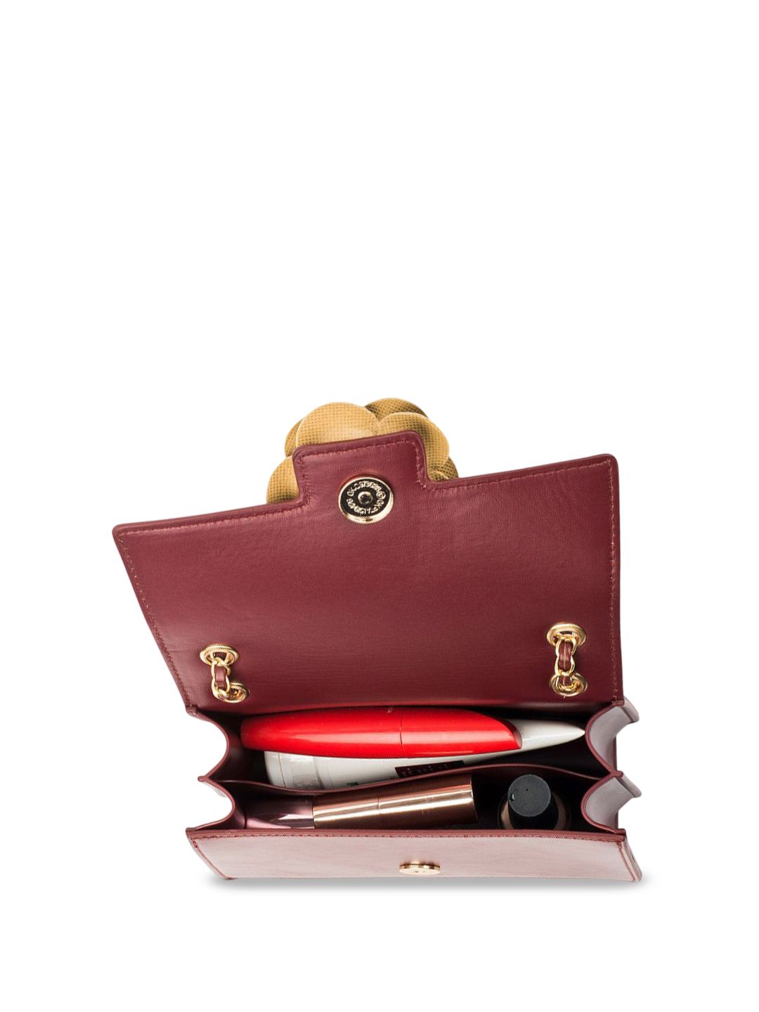 Lino Perros Structured Shoulder Bag with Quilted