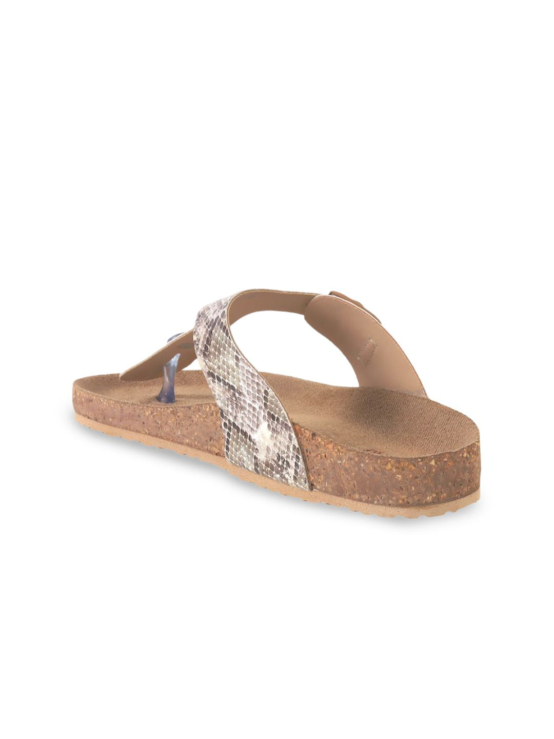 Metro Women Printed Open Toe Flats