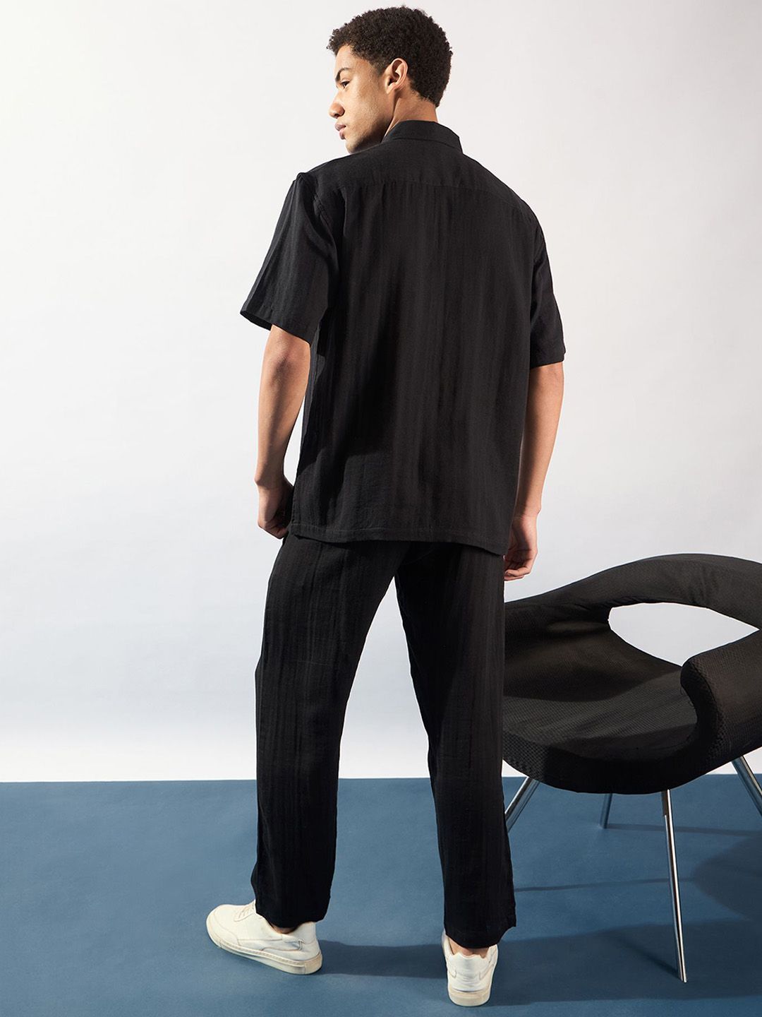 DENNISON Muslin Double Gauge Cotton Oversized Coord Set
