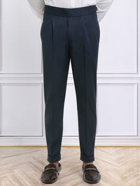KLOTTHE Men Cotton Rich Slim Fit Formal Trousers