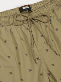 Thomas Scott Men Pure Cotton Printed Smart Slim Fit Easy Wash Jogger