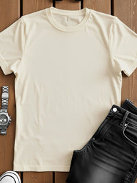 ADRO Round Neck Skin-Friendly Regular Fit Casual T-shirt