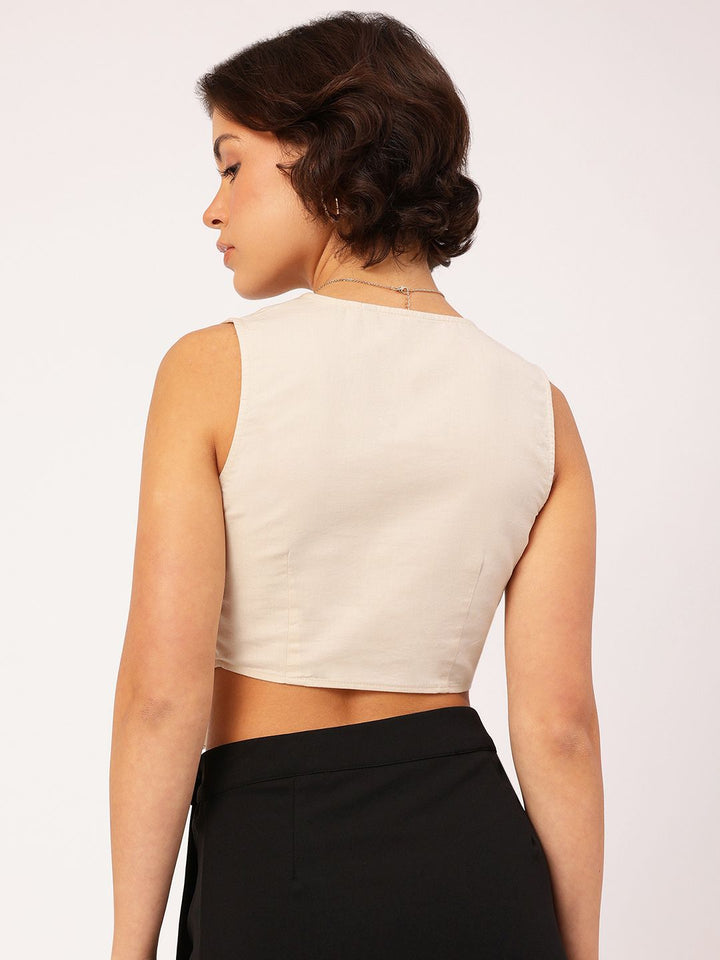 DressBerry Effortless Elegance Pocket Detail Shirt-Style Top