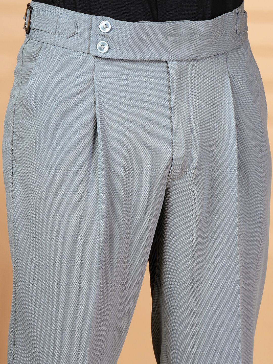 Seluar Formal Formal Lycra Kelabu KLOTTHE Lelaki