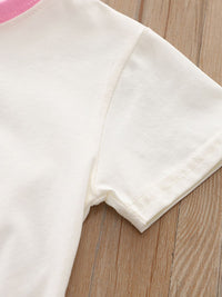 YK Girls Printed T-shirt