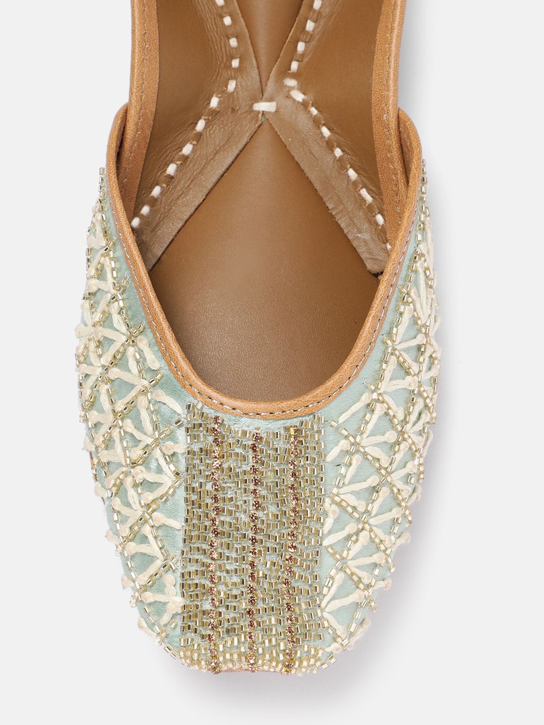 House of Pataudi Embellished Ethnic Mojaris