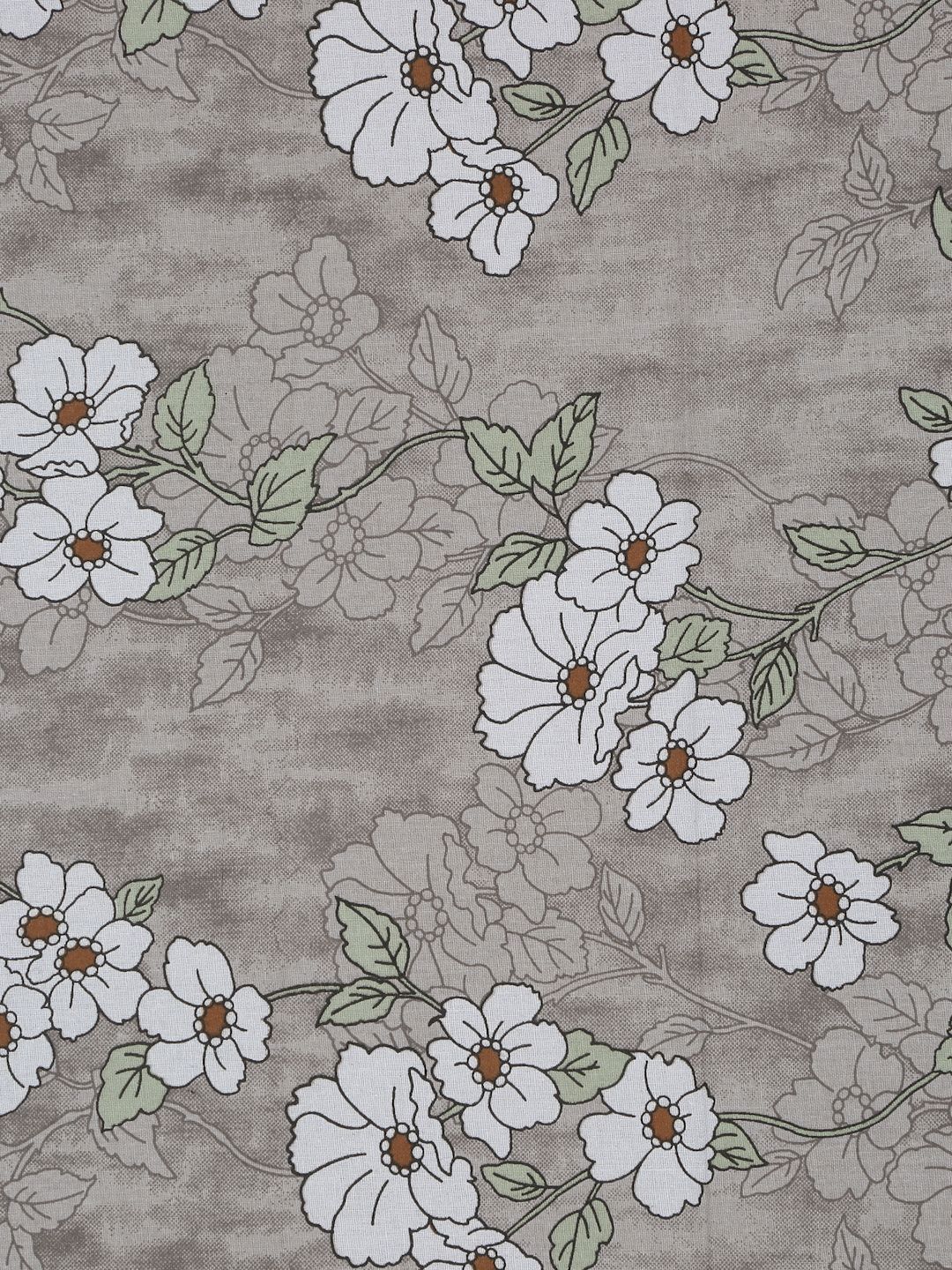 Myntra Elegant Homes Floral 400 TC Kapas Tulen Cadar Single Dengan 1 Sarung Bantal