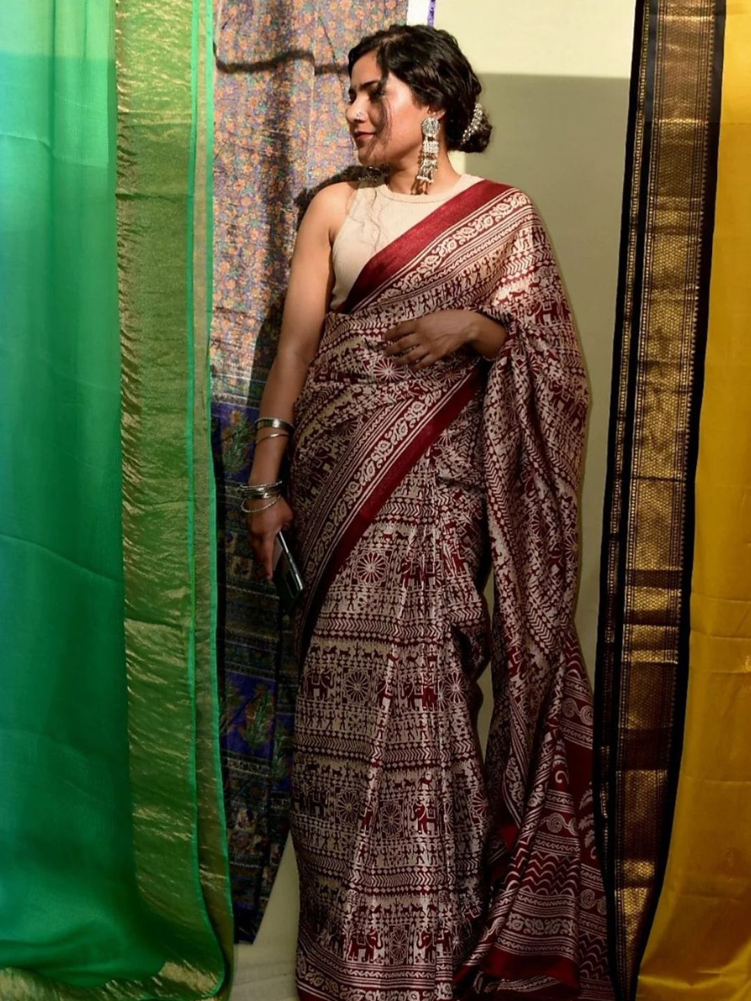 KALINI Art Silk Saree