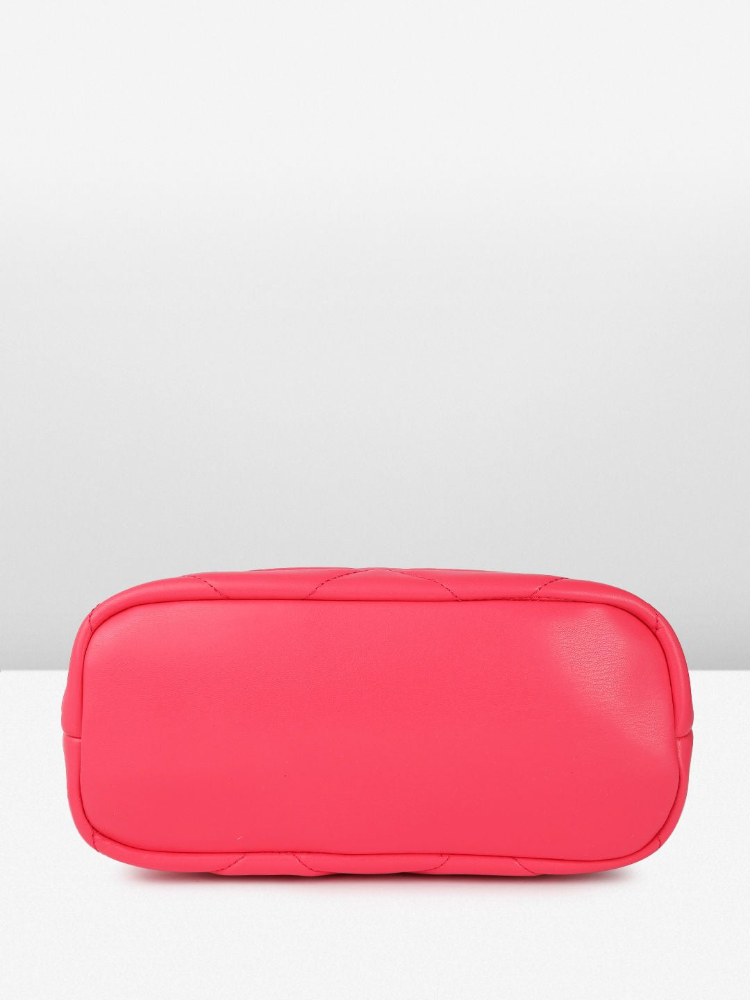 DressBerry Structured Quilted Handheld Bag with Pouch