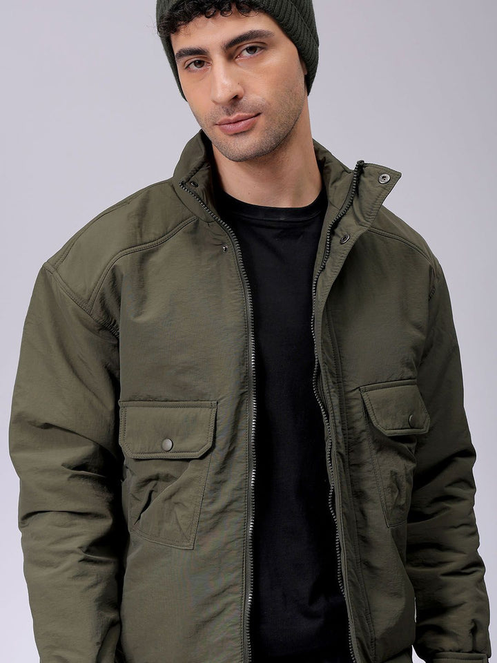 The Indian Garage Co Men Quilted Jacket