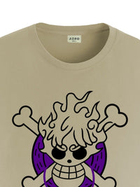 ADRO Men Typography Printed Applique T-shirt
